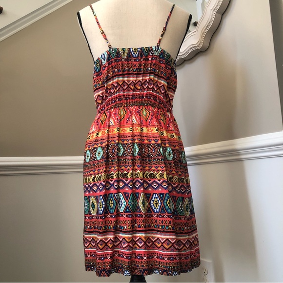 Forever 21 Multicolor Strap Dress. Size Small - Picture 4 of 5